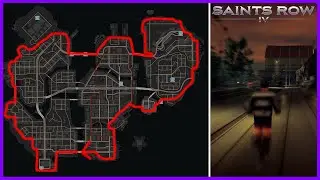 WALKING AROUND THE ENTIRE MAP | Saint's Row IV - Circumference Timelapse