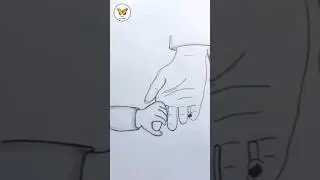 Father and son hand drawing #shorts