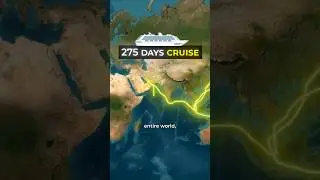 275 days Cruise around the world 🌍 Did You Know 🤯 #jurassicworld