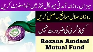 Meezan Rozana Amdani Fund | Earn Hilal Profit From Al Meezan Mutual Fund | Meezan Daily Income