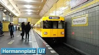 Hermannplatz U7 : Берлинский метрополитен ( BVG F92 - F90 )