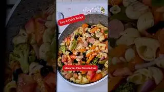 Macaroni and Pizza in One #wilmaskitchen