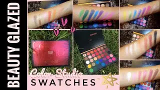 Beauty Glazed 35 Color Studio Palette Full Swatches