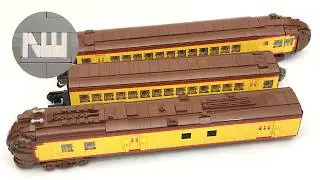 The First Streamliner: #lego Union Pacific M-10000 with MK Hyperspeed Motor