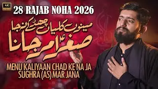 Vichorra Shehzada Ali Akbar | New 28 Rajab Noha 2026 Rawangi Imam Hussain as | Bibi Sughra Mar Jana