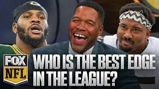 Why Michael Strahan believes Myles Garrett is a better pass rusher than Micah Parsons 👀