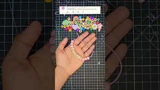 DIY Beaded Name Bracelet ✨ | Viral Handmade Gift Idea 🎁 #name #diy #beads