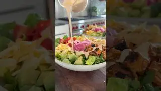 BBQ chicken chopped salad✨