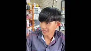 របៀបកាត់សក់ម៉ូត​ Two block hairstyle Korea /how to cut hair style two block.#barber #hairstyle