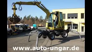 Lanz FB 3000 4x4x4 Friedhofsbagger Bagger Baujahr 2009 Teleausschub 1. Hand www.auto-ungar.de
