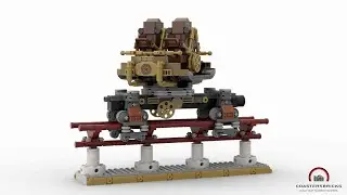 THE RIDE TO HAPPINESS - PLOPSALAND - Lego brick construction by Coasterbricks