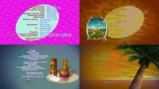 Oggy/OATC - Season 4, 5, 6 & 7 Ending Theme Credit Cards Comparison In Arnold S. Major
