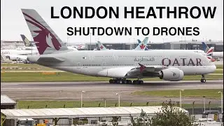 London HEATHROW SHUTDOWN due to DRONES