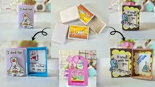 Waste Matchbox se Cute Surprise Gift 🎁💖 | DIY Matchbox craft ideas | Easy DIY Gift for Birthday 