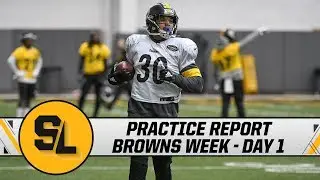 James Conner a FULL participant in Tuesday's practice | Steelers Live