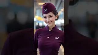 Airline Staff Style | purple Uniform Edition|😍|💖 | #shorts #aviation  #usa