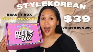 K-Beauty Skincare Box for ONLY $39, STYLEKOREAN Rookies Box 2025, Crazy Discount Beauty Box