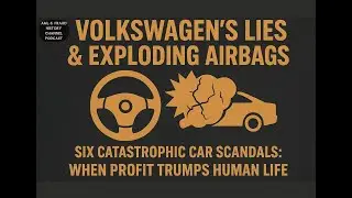 Volkswagen's Lies & Exploding Airbags Six Catastrophic Car Scandals When Profit Trumps Human Life