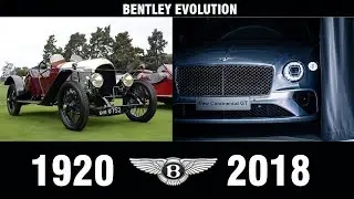 BENTLEY - EVOLUTION (1920-2018) | The Evolution of Bentley