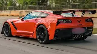 Corvette C7 Z06 Cammed Engine Sounds, Revving, Idle Sounds