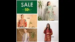 Alkaram Azadi Sale 2020 / Flat 50% off / Summer, winter & Fancy Dress Collection / My Sipmle Velog
