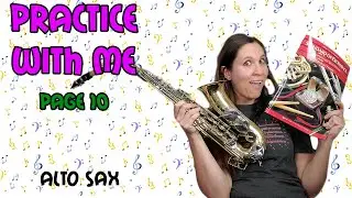 Standard Of Excellence | Alto Sax | Page 10 Book 1 | Practice With Me