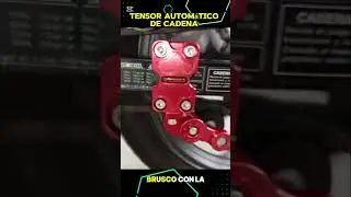 Tensor autom&aacute;tico para cadenas de moto #mecanicademotos