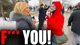 Watch Protester SCREAM IN LAURA INGRAHAM&rsquo;S FACE!