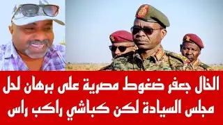 الخال جعفر مارست مصر ضغوطاً على برهان لحل مجلس السيادة لكن كباشي راكب راس