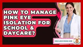 How To Manage Pink Eye Isolation For School & Daycare? - Child Illness Disease Guide