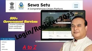 Sewa Setu Register Citizen 2025||How to Register in Sewa Setu Portal ||Login New  Update MR Krishna 