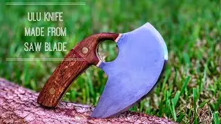 Ulu Knife made from Saw blade