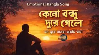 কেনো বন্ধু দূরে গেলে | Emotional Bangla Song | Ganer Dhol