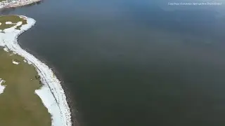 WATCH: Colorado Springs fire crew braves the ice to rescue injured deer stuck on Curr Reservoir