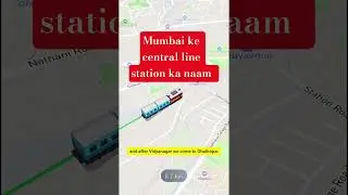 Mumbai central line station name/csmt to Kalyan station #centralrailways#central #dadar #thane #diva