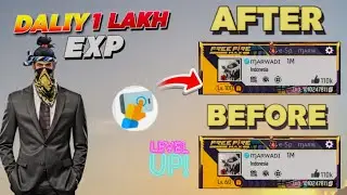 Tried LEVEL UP Glitch In Free Fire 😲 0 To 100 Level In 7 Days ?  eSports Marwadi Level Up 🤯