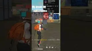 my dream 1M subscriber #freefire #fireefire #gameplay #gaming #free #freefire