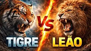 TIGRE vs LE&Atilde;O: A Ci&ecirc;ncia Provou Quem &eacute; MAIS FORTE (Compara&ccedil;&atilde;o Completa)