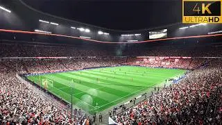 4K | Модификация графики и звука Ultra Realism для PES 2025 | Бавария Мюнхен против Интера Милан ...