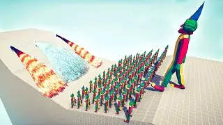 100x CLOWN & GIANT vs 3x EVERY GOD - 🏹 Totally Accurate Battle Simulator TABS