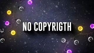 Light Bulb Flashing String Frame And Border - Christmas Background Video - No Copyright