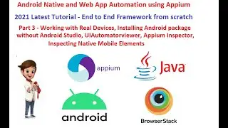Часть 3 &mdash; Установка ADB без Android Studio &mdash; Реальные устройства &mdash; UIAutomatorviewer, Appium Inspector