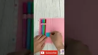 DIY Folder Organizer/pencil case #shorts
