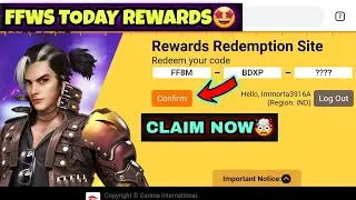 Free Fire World Series Redeem Code | Free Fire New Redeem Code | Free Fire Redeem Code Today 28 May
