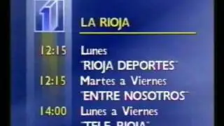 1993 - TVE LA RIOJA - PROMOCIÓN PROGRAMACIÓN TVE 1