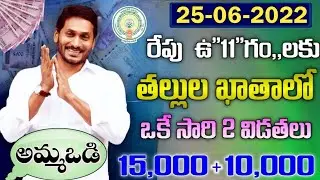 Jagananna Ammavodi 3rd Installment Amount Released by AP CM YS JAGAN | Ammavodi Latest News in 2022
