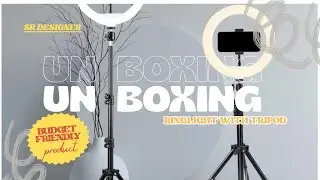This Ring Light from Temu Surprised Me 😱 | Unboxing / SR Designer #ringlight #unboxing #temu #viral 