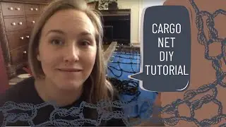 How to Make a Cargo Net DIY! Rope Ladder Net for Playscape/Treehouse 🌳