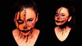 PUMPKIN SPICE GIRL l  HALLOWEEN MAKEUP l MIKUWEEN - miku👻