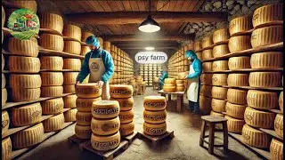 Parmesan Mega Factory : How millions of Parmesan Cheese are produced in factories